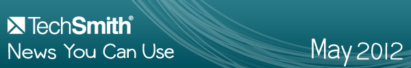 May TechSmith Newsletter Header