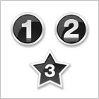 black numbers