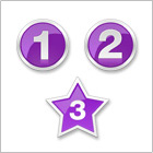 purple numbers