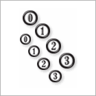 typewriter number stamps