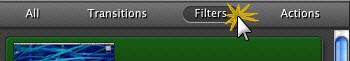 Click the Filters button to view Filters only