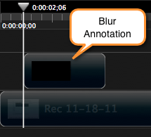Drag annotation onto timeline