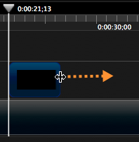 Drag end to extend duration
