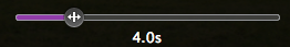 Caption duration slider