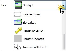 Callout Type dropdown