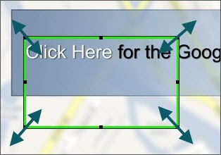 Drag handle to resize callout