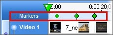 Markers on Timeline