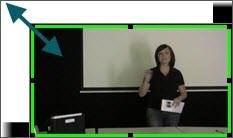 Drag handle to resize PIP