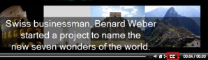Closed Caption icon within playback controls