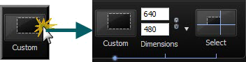 Custom dimensions options