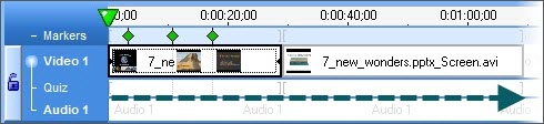 Playhead to end of Timeline