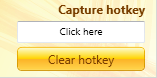 hotkey in preferences