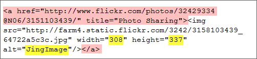 sample embed code