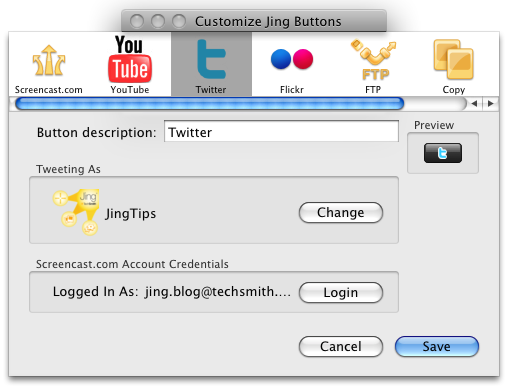 twitter setup
