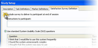 Include a survey