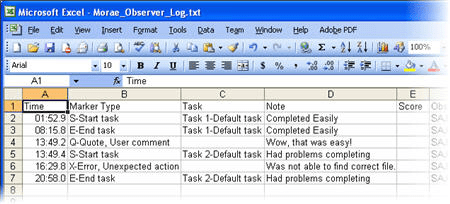Log in Excel