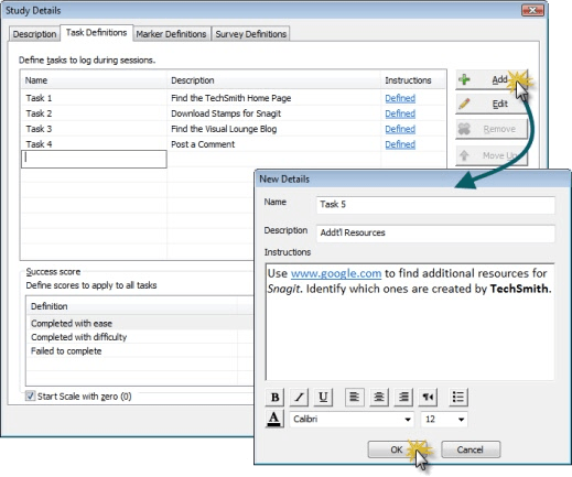 Study Details tab