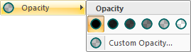 opacity menu