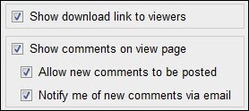 Allow comments