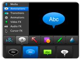 Camtasia for Mac 2 Annotations