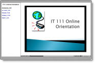 Online Orientation Video