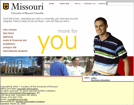 old Mizzou graphic