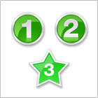 green numbers