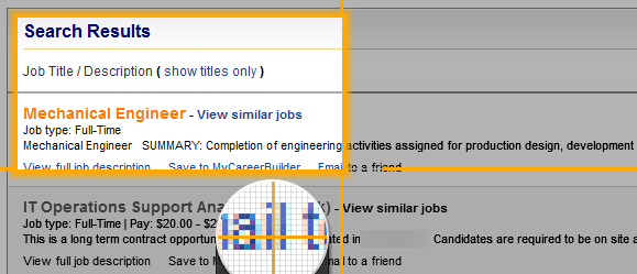 Snagit job search