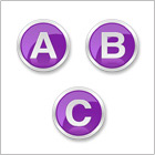 purple letters
