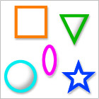 large shapes stamp