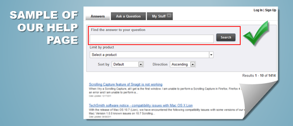 Snagit in presentations