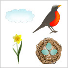 spring stamps