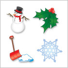 winter stamp