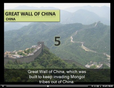 Caption Overlay example
