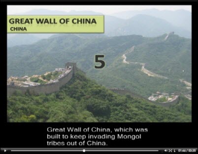 Caption Underlay example