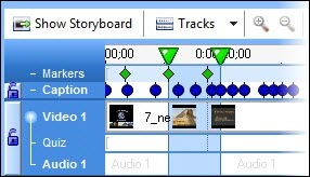 Selection on Timeline