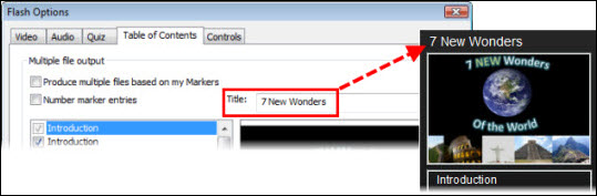 TOC title example