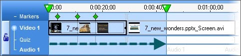 Selection on Timeline
