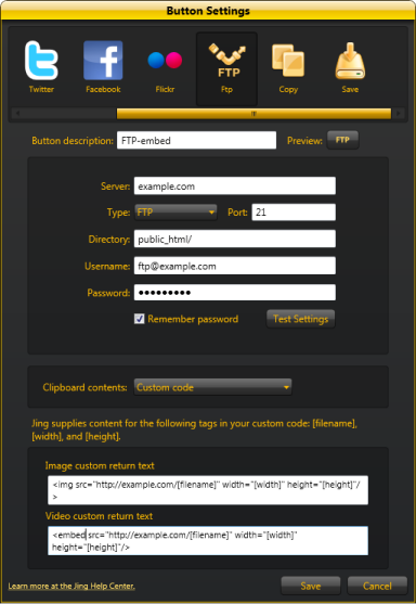 custom code