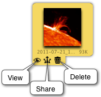 history thumbnail actions