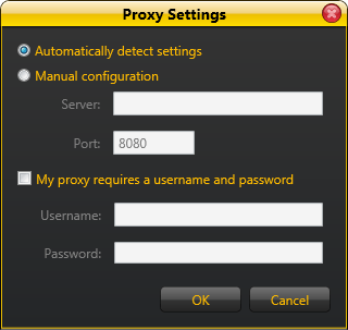 proxy settings