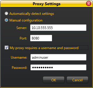 authenticated proxy