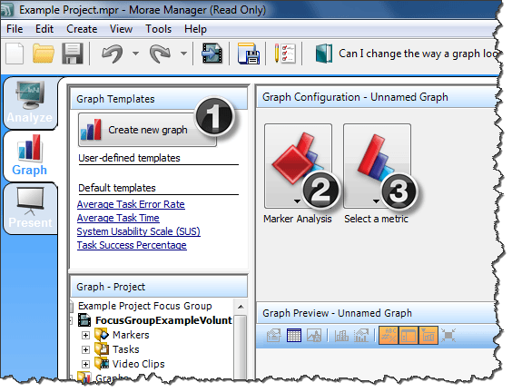 Steps to create a graph