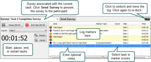 Observer Log example
