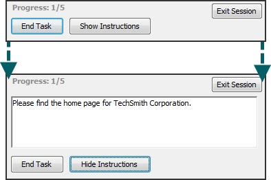 Show task instructions with AutoPilot.