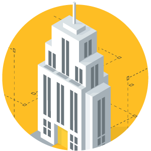 Enterprise license icon.