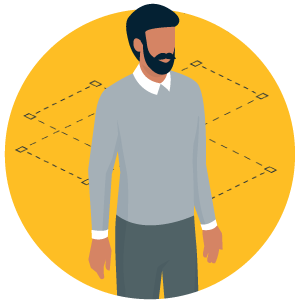 Individual license icon.