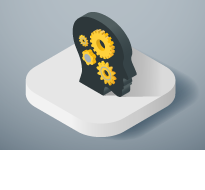 face icon with gears