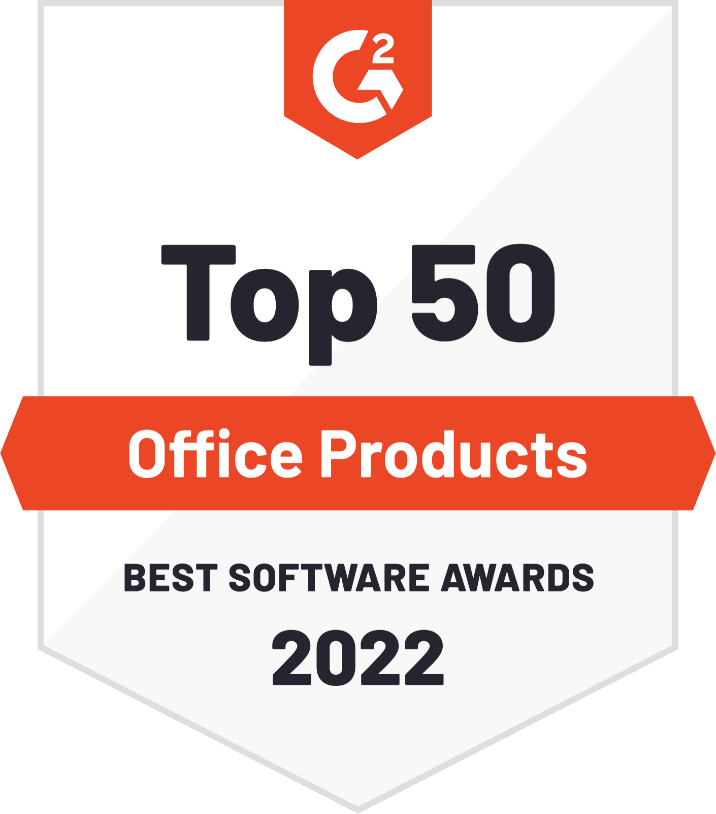 G2 Top 50 Office Products - Best Software Awards 2022