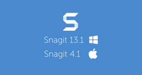 Snagit 13.1 and 4.1 Press Release